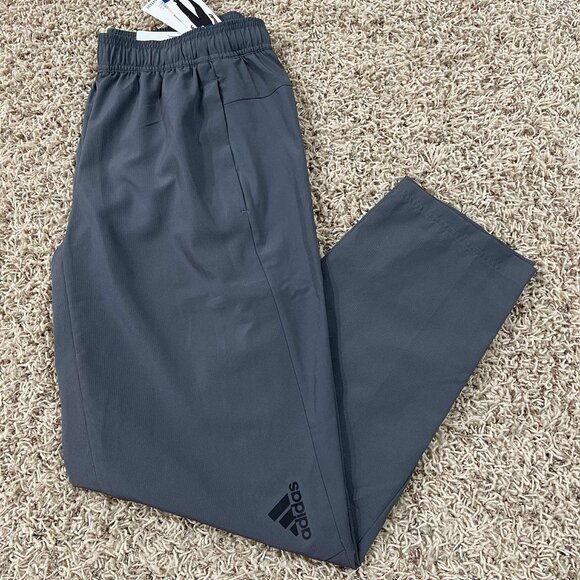 Adidas Men’s AEROREADY Movement Training Joggers Pants Gray, Size Large (New) - Picture 12 of 16